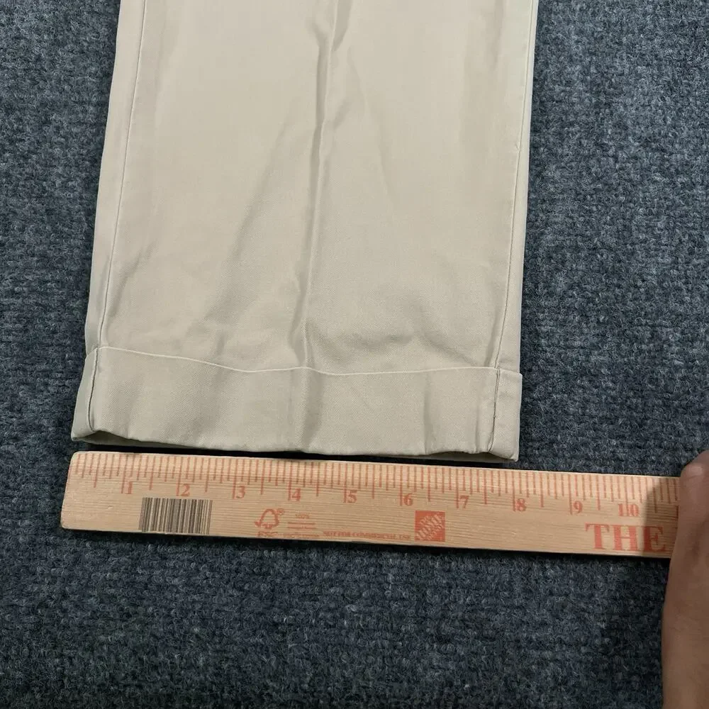 Vintage Polo Ralph Lauren Hammond Double Pleated Pants Twill Cotton Men 34x32